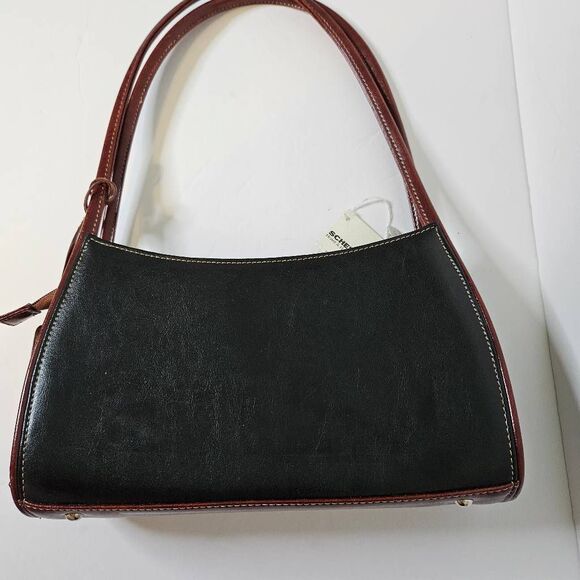 La Philipe black and brown handbag with a small crossbody inside. NWT. - Picture 4 of 7